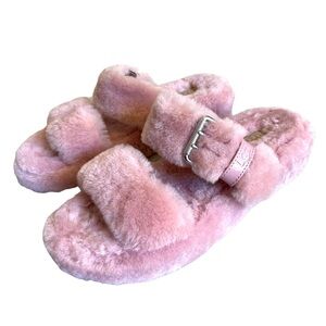 UGG Fuzz Yeah Genuine Shearling Sandal